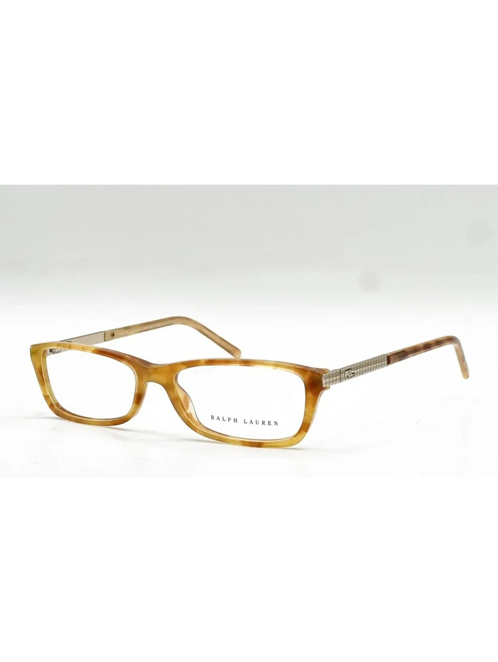 Ralph Lauren RL 6077 5304 Havana Paris Rectangle Eyeglass Frames 52-15-135